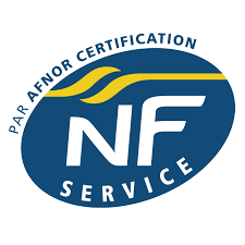 Logo AFNOR Certification NF Service — Le standard qualité français certifie Ladureau Déménagements